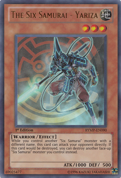 The Six Samurai - Yariza [RYMP-EN090] Ultra Rare | Card Merchant Takapuna