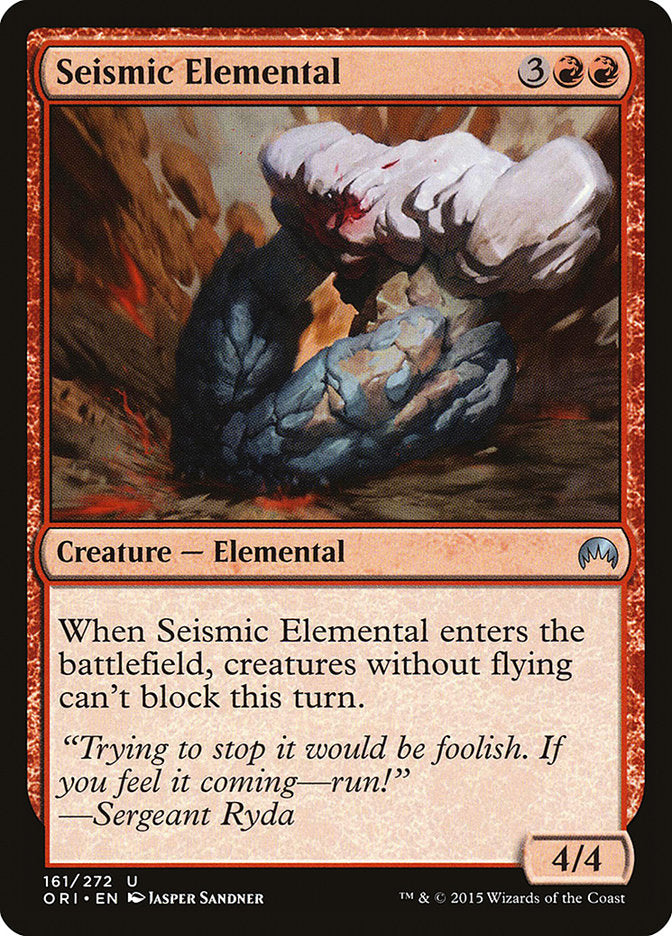 Seismic Elemental [Magic Origins] | Card Merchant Takapuna