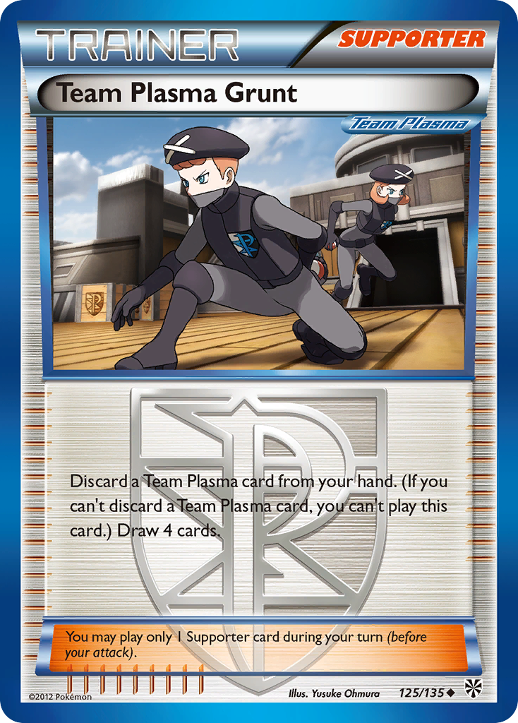 Team Plasma Grunt (125/135) [Black & White: Plasma Storm] | Card Merchant Takapuna