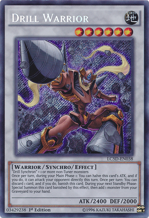 Drill Warrior [LC5D-EN038] Secret Rare | Card Merchant Takapuna