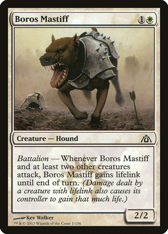 Boros Mastiff [Dragon's Maze] | Card Merchant Takapuna