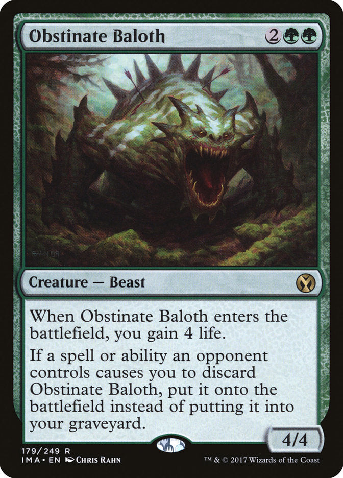 Obstinate Baloth [Iconic Masters] | Card Merchant Takapuna