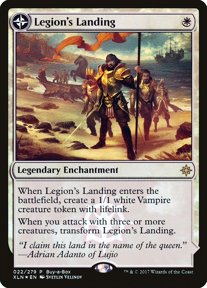 Legion's Landing // Adanto, the First Fort (Buy-A-Box) [Ixalan Treasure Chest] | Card Merchant Takapuna