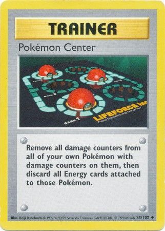 Pokemon Center (85/102) [Base Set Shadowless Unlimited] | Card Merchant Takapuna