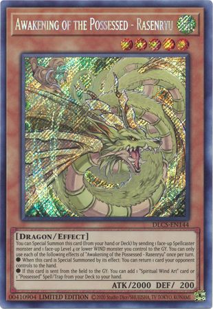 Awakening of the Possessed - Rasenryu [DLCS-EN144] Secret Rare | Card Merchant Takapuna