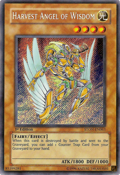 Harvest Angel of Wisdom [STON-EN063] Secret Rare | Card Merchant Takapuna