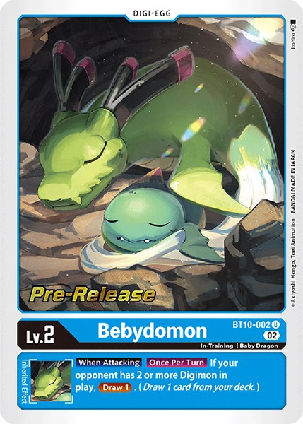 Bebydomon [BT10-002] [Xros Encounter Pre-Release Cards] | Card Merchant Takapuna