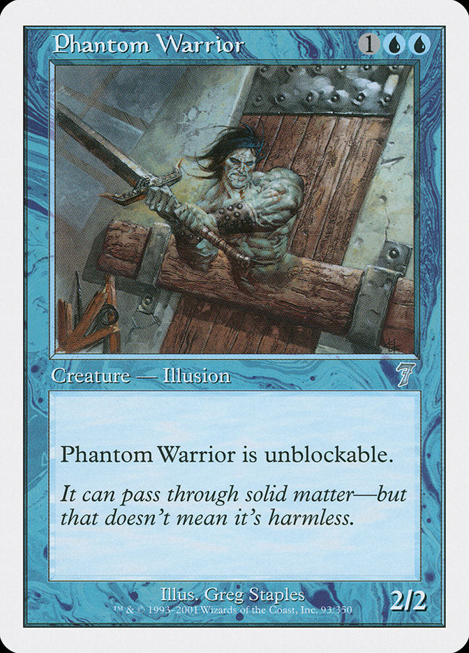 Phantom Warrior [Seventh Edition] | Card Merchant Takapuna