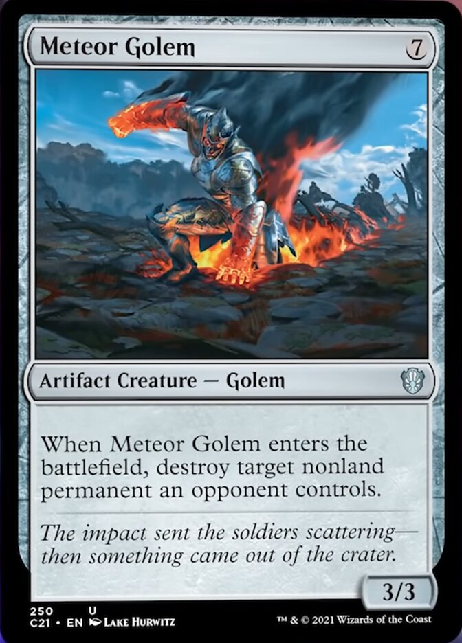 Meteor Golem [Commander 2021] | Card Merchant Takapuna