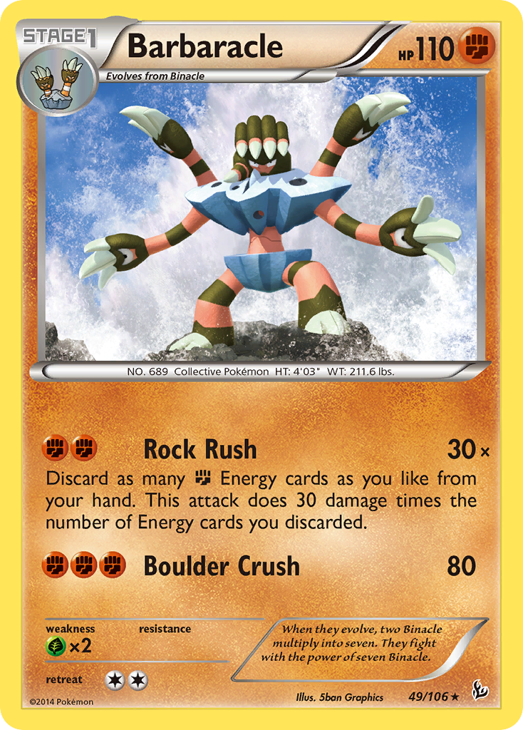 Barbaracle (49/106) [XY: Flashfire] | Card Merchant Takapuna