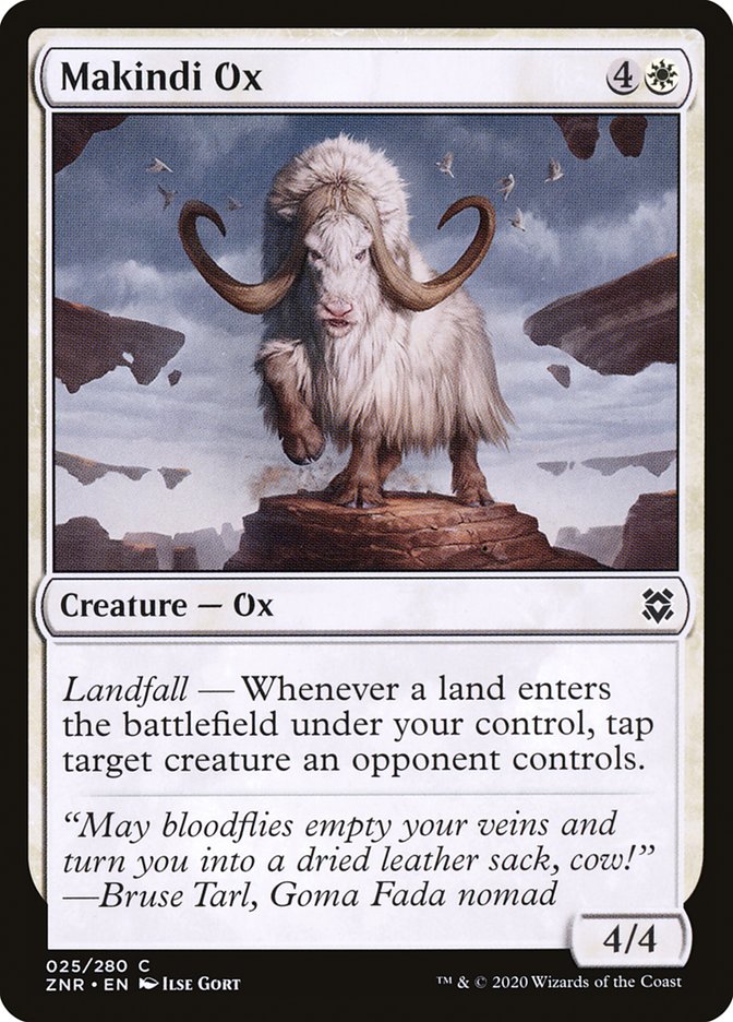 Makindi Ox [Zendikar Rising] | Card Merchant Takapuna