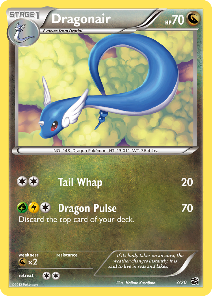 Dragonair (3/20) [Black & White: Dragon Vault] | Card Merchant Takapuna