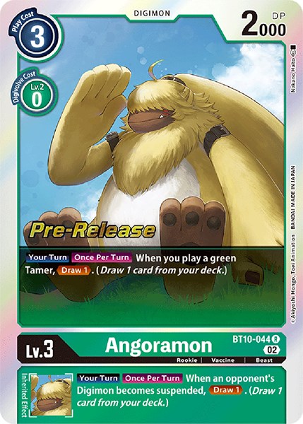 Angoramon [BT10-044] [Xros Encounter Pre-Release Cards] | Card Merchant Takapuna