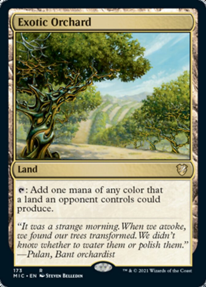 Exotic Orchard [Innistrad: Midnight Hunt Commander] | Card Merchant Takapuna