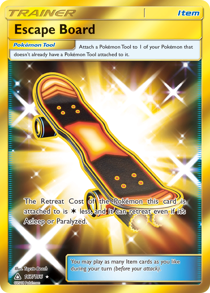 Escape Board (167/156) [Sun & Moon: Ultra Prism] | Card Merchant Takapuna