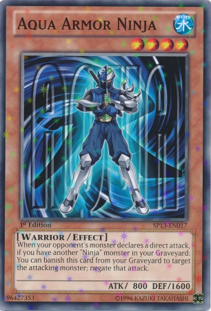 Aqua Armor Ninja [SP13-EN017] Starfoil Rare | Card Merchant Takapuna