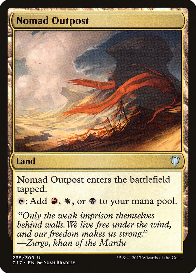 Nomad Outpost [Commander 2017] | Card Merchant Takapuna