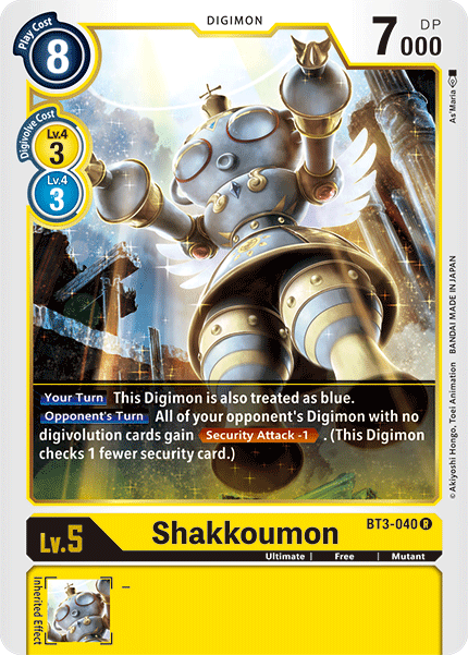 Shakkoumon [BT3-040] [Release Special Booster Ver.1.5] | Card Merchant Takapuna