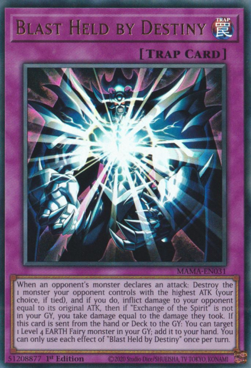 Blast Held by Destiny [MAMA-EN031] Ultra Rare | Card Merchant Takapuna