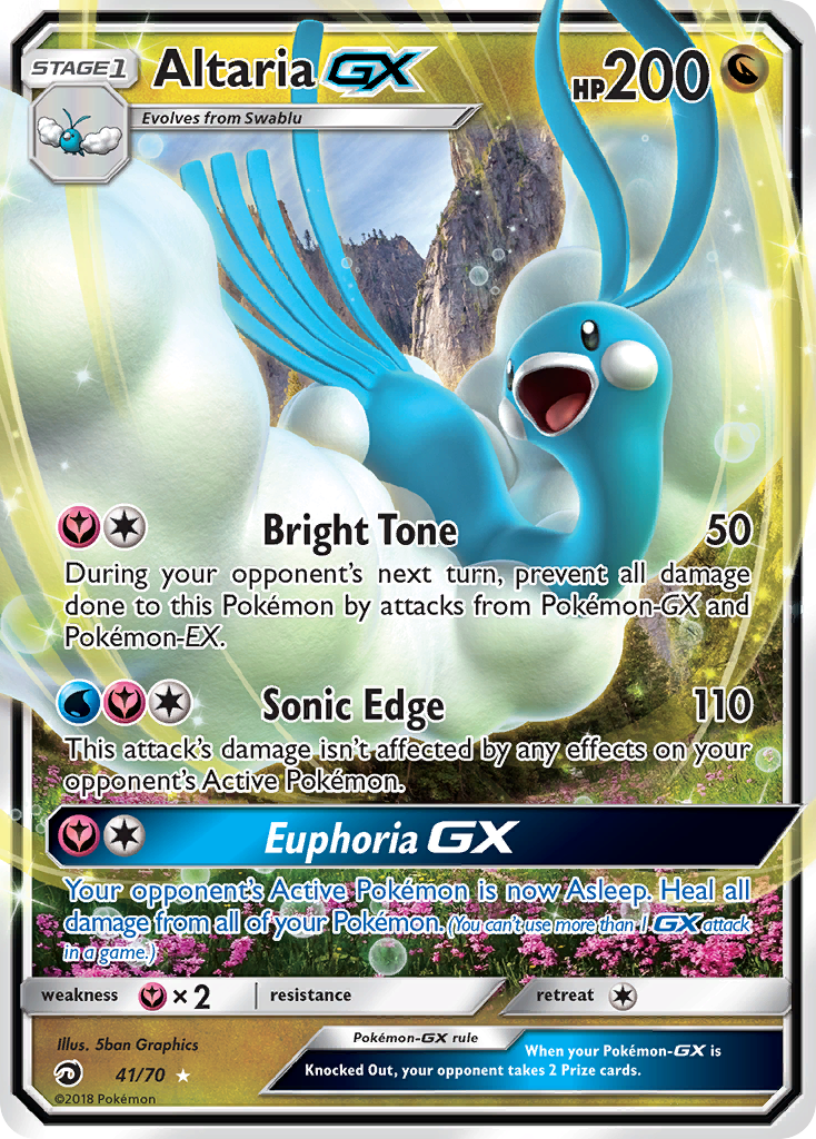 Altaria GX (41/70) [Sun & Moon: Dragon Majesty] | Card Merchant Takapuna