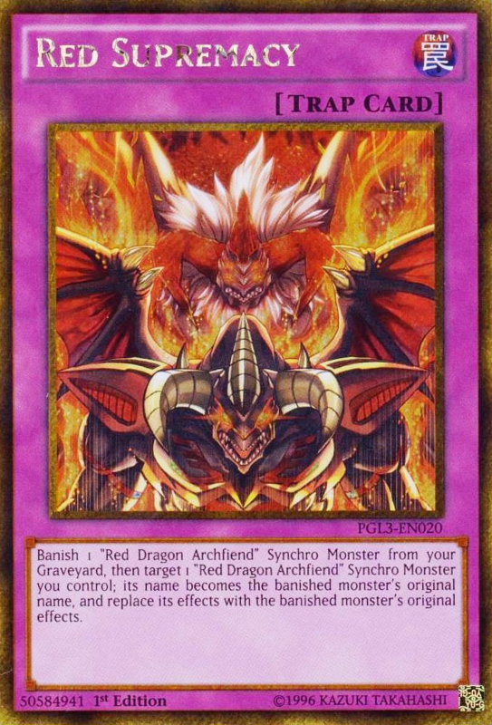 Red Supremacy [PGL3-EN020] Gold Secret Rare | Card Merchant Takapuna