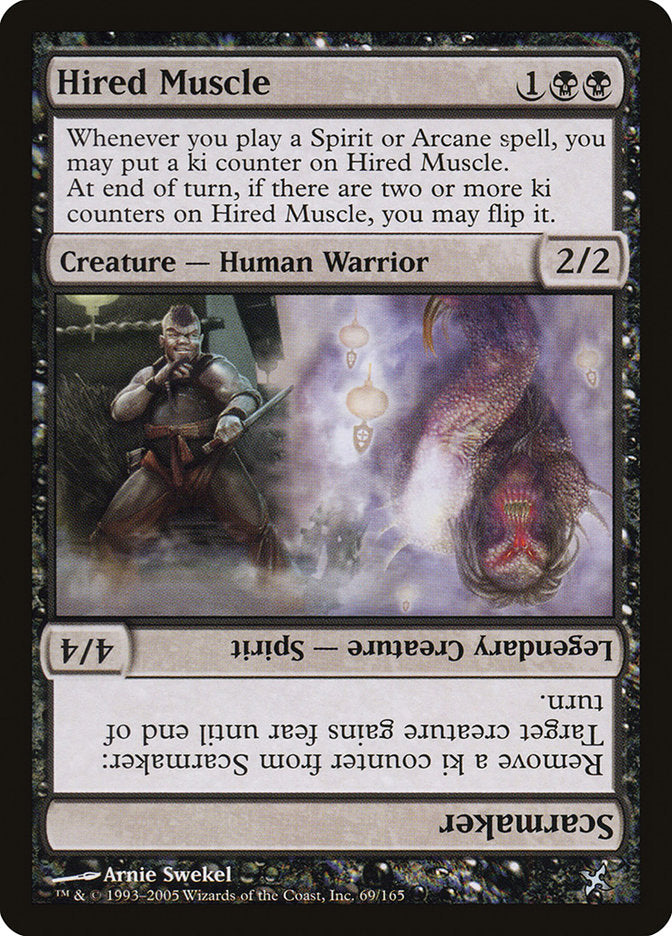 Hired Muscle // Scarmaker [Betrayers of Kamigawa] | Card Merchant Takapuna