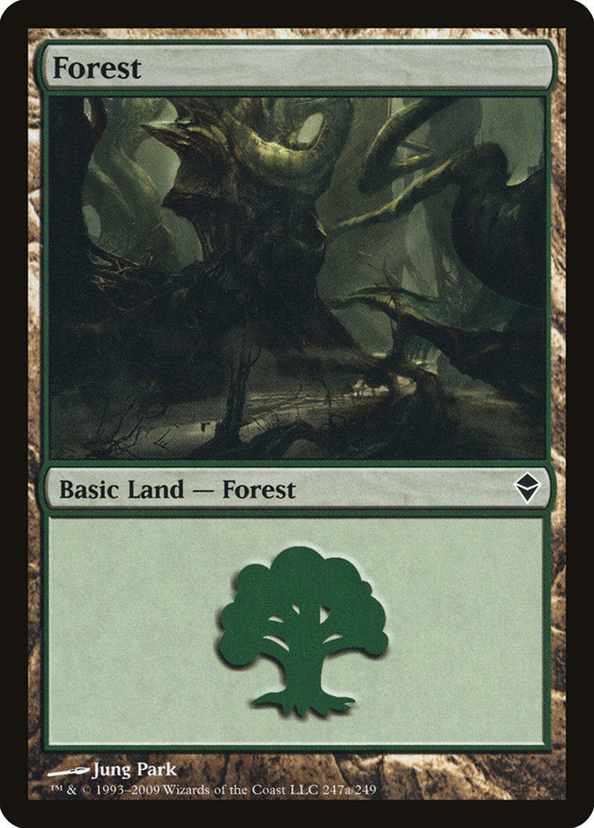 Forest (247a) [Zendikar] | Card Merchant Takapuna