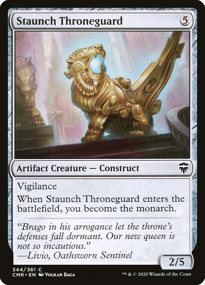 Staunch Throneguard [Commander Legends] | Card Merchant Takapuna