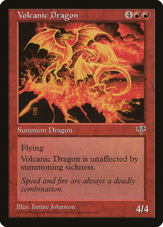 Volcanic Dragon [Mirage] | Card Merchant Takapuna