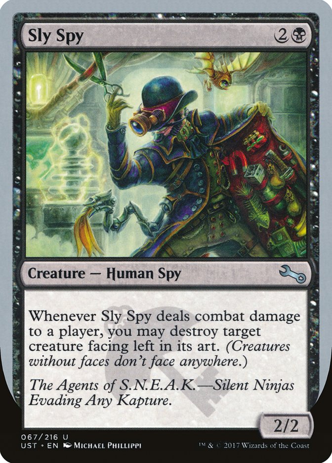 Sly Spy ("Silent Ninjas Evading Any Kapture") [Unstable] | Card Merchant Takapuna