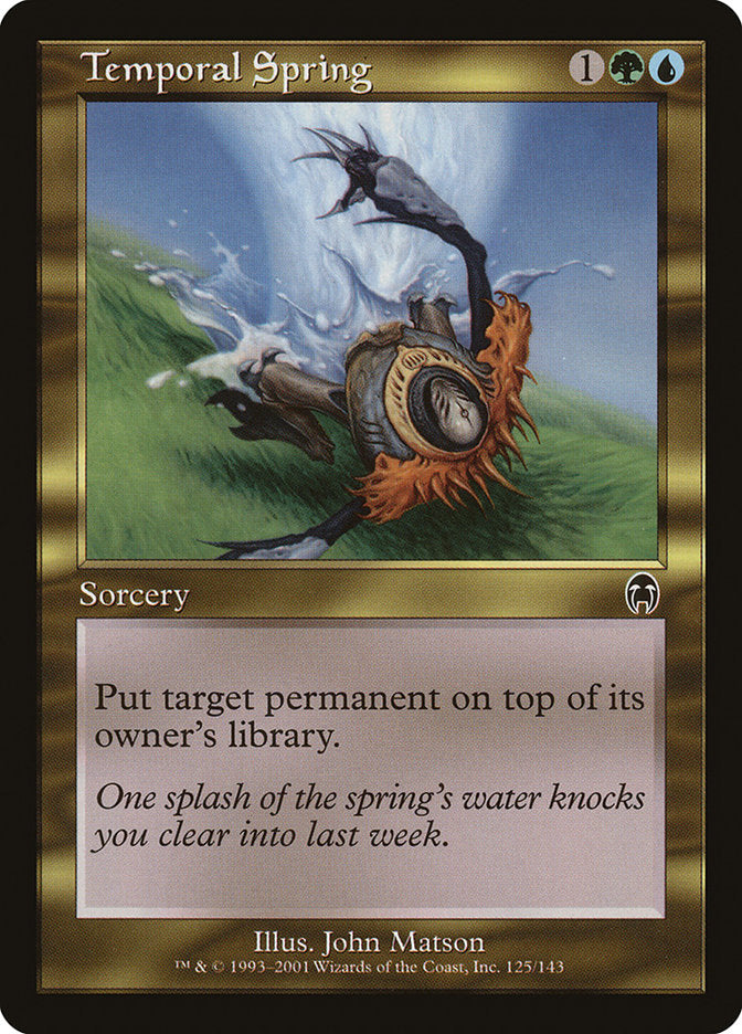 Temporal Spring [Apocalypse] | Card Merchant Takapuna