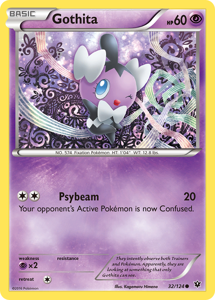 Gothita (32/124) [XY: Fates Collide] | Card Merchant Takapuna