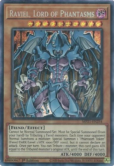 Raviel, Lord of Phantasms [MP21-EN254] Prismatic Secret Rare | Card Merchant Takapuna