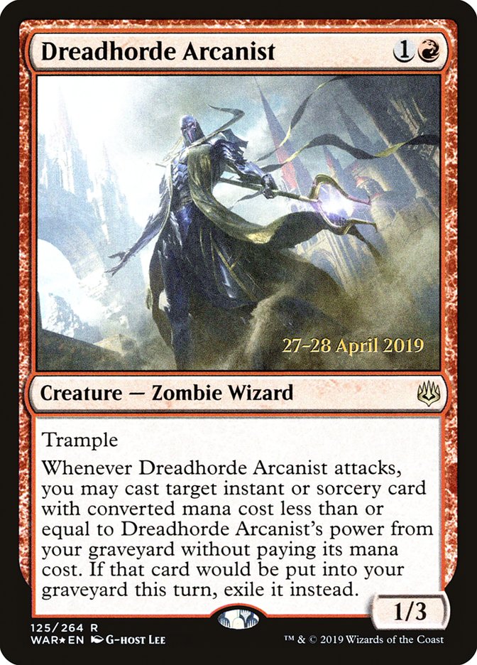 Dreadhorde Arcanist [War of the Spark Prerelease Promos] | Card Merchant Takapuna