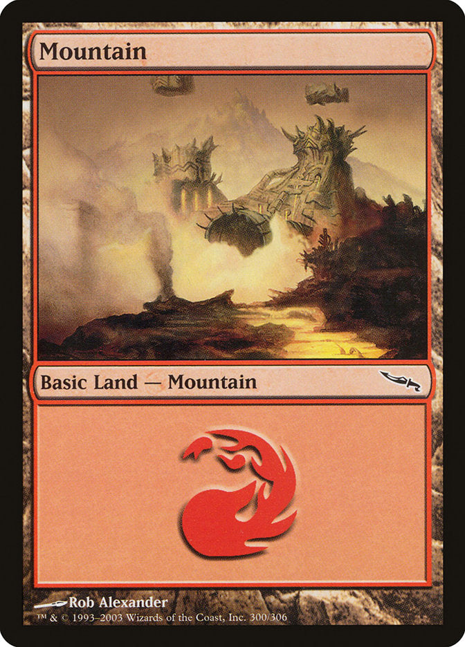 Mountain (300) [Mirrodin] | Card Merchant Takapuna