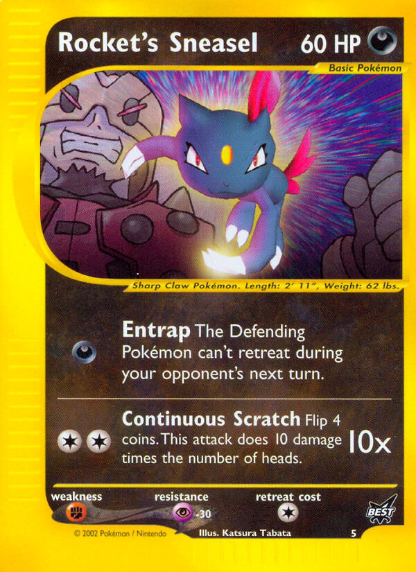 Rocket's Sneasel (5) [Best of Promos] | Card Merchant Takapuna