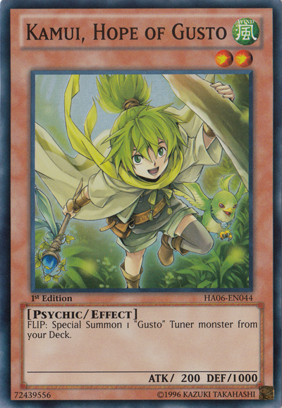 Kamui, Hope of Gusto [HA06-EN044] Super Rare | Card Merchant Takapuna