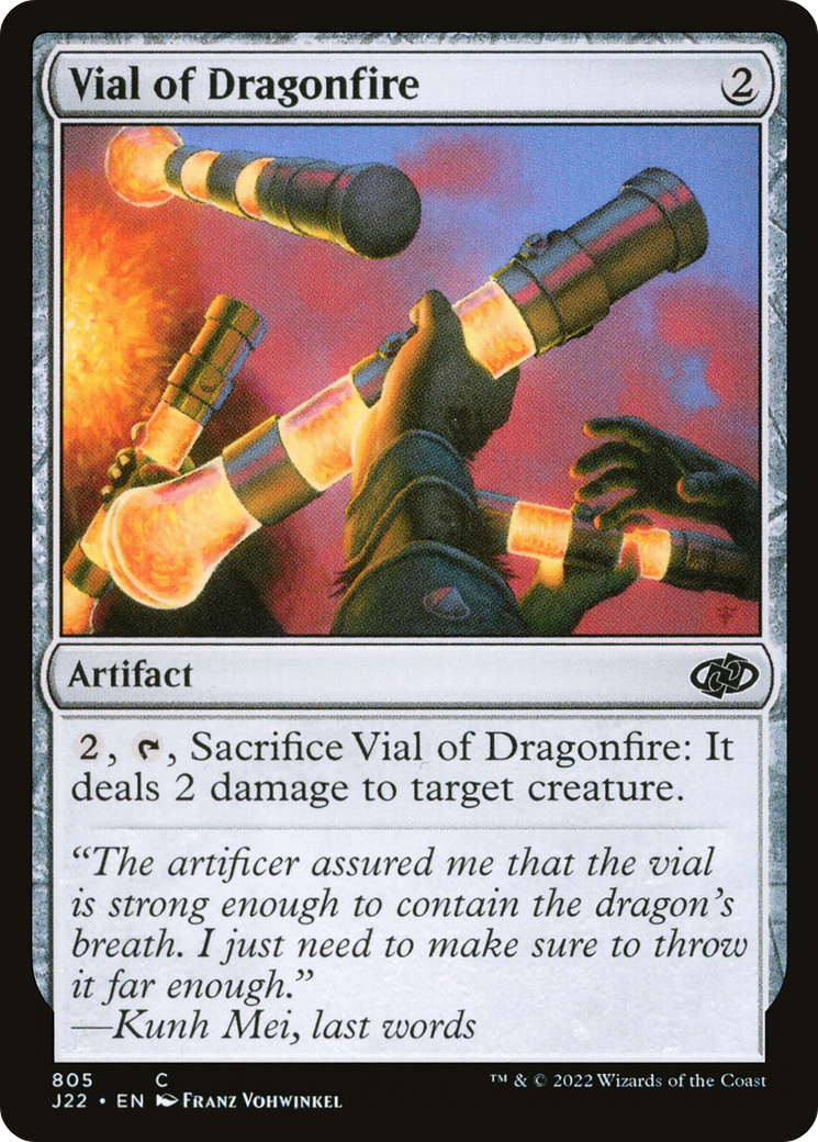 Vial of Dragonfire [Jumpstart 2022] | Card Merchant Takapuna