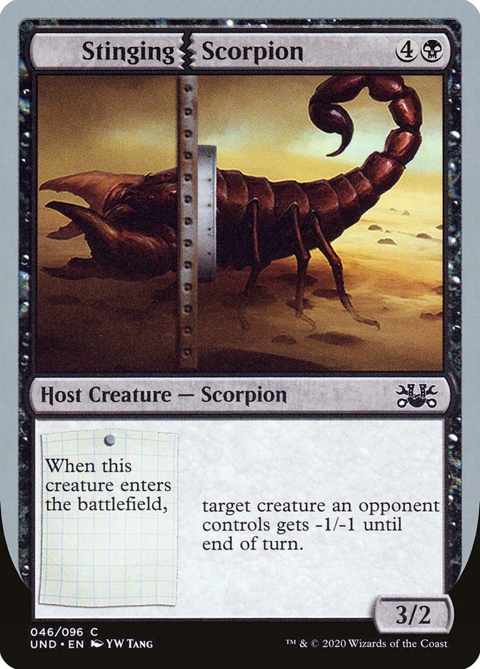 Stinging Scorpion [Unsanctioned] | Card Merchant Takapuna