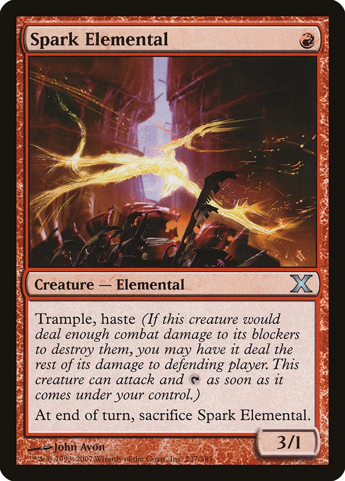 Spark Elemental [Tenth Edition] | Card Merchant Takapuna