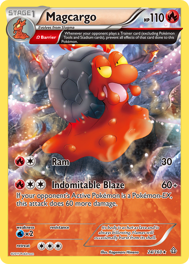 Magcargo (24/160) [XY: Primal Clash] | Card Merchant Takapuna