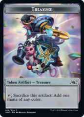 Zombie Employee // Treasure (013) Double-Sided Token [Unfinity Tokens] | Card Merchant Takapuna