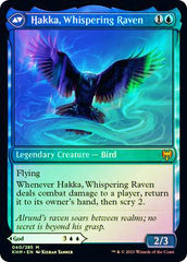 Alrund, God of the Cosmos // Hakka, Whispering Raven [Kaldheim Prerelease Promos] | Card Merchant Takapuna