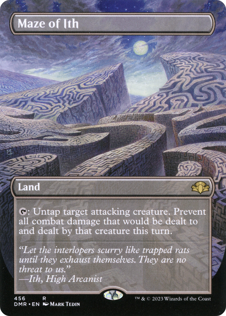 Maze of Ith (Borderless Alternate Art) [Dominaria Remastered] | Card Merchant Takapuna