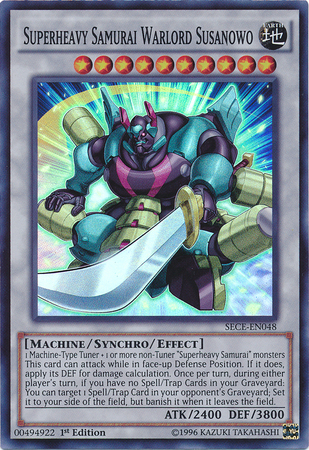 Superheavy Samurai Warlord Susanowo [SECE-EN048] Super Rare | Card Merchant Takapuna