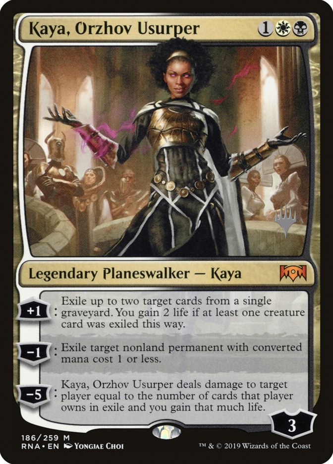 Kaya, Orzhov Usurper (Promo Pack) [Ravnica Allegiance Promos] | Card Merchant Takapuna