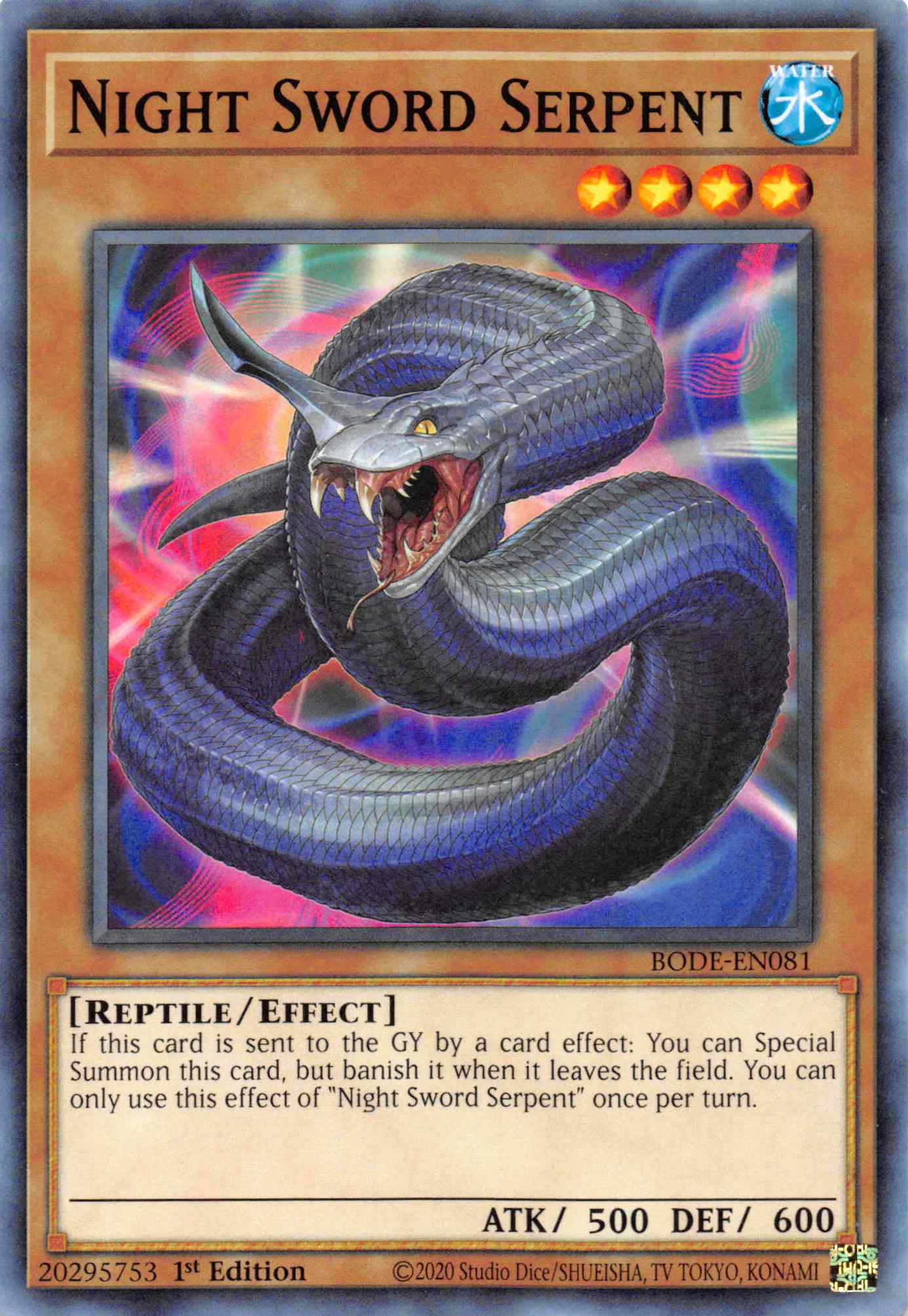 Night Sword Serpent [BODE-EN081] Common | Card Merchant Takapuna