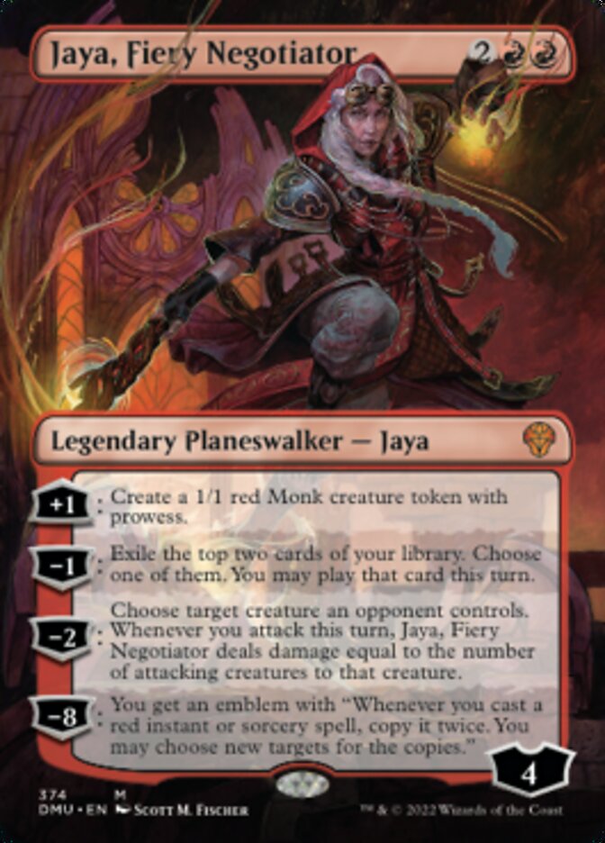 Jaya, Fiery Negotiator (Borderless) [Dominaria United] | Card Merchant Takapuna