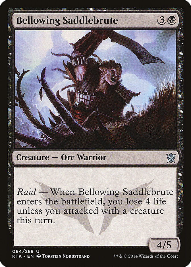 Bellowing Saddlebrute [Khans of Tarkir] | Card Merchant Takapuna