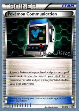 Pokemon Communication (99/114) (American Gothic - Ian Whiton) [World Championships 2013] | Card Merchant Takapuna